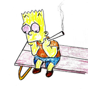 I Couldn't Get High - drawing by Harvey Dog for Volume 1: The Learning Curve