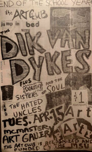 Poster for 1st Show w/ Dik Van Dykes 1985