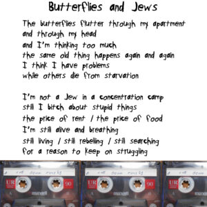 "Butterflies & Jews" image for the Hated Uncles Live at Gown 'n Gavel 07-22-1998 audio video.