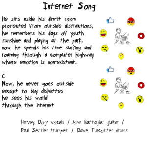 "Internet Song" image for the Hated Uncles Live at Gown 'n Gavel 07-22-1998 audio video.