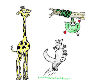 "Wildlife" - drawings by Harvey Dog 2023-08-11
